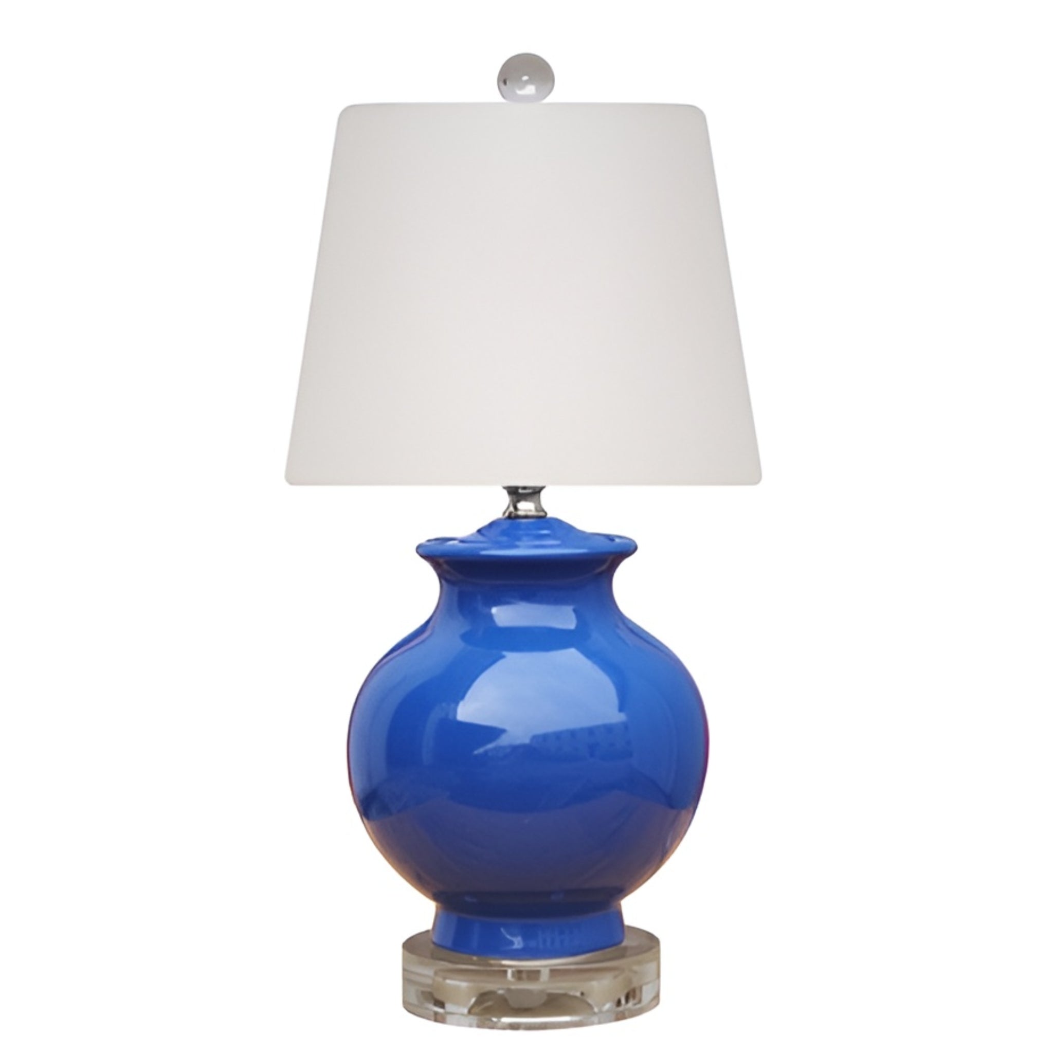 Royal Blue Porcelain Mini Lamp