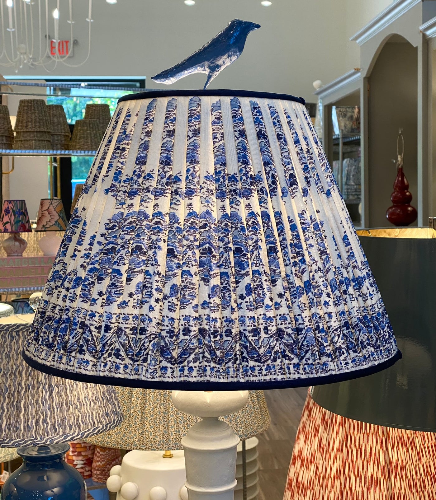 Brunschwig & Fils - Visan Navy Lampshade