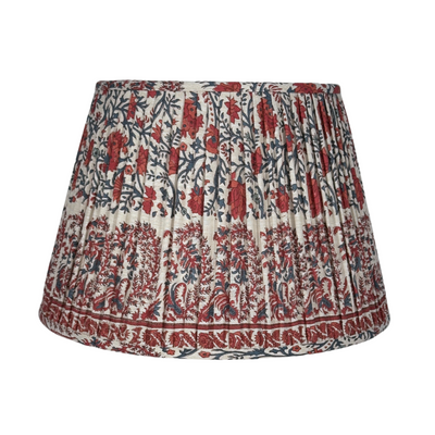 Ian Sanderson Bordeaux Mallow Border Lampshade