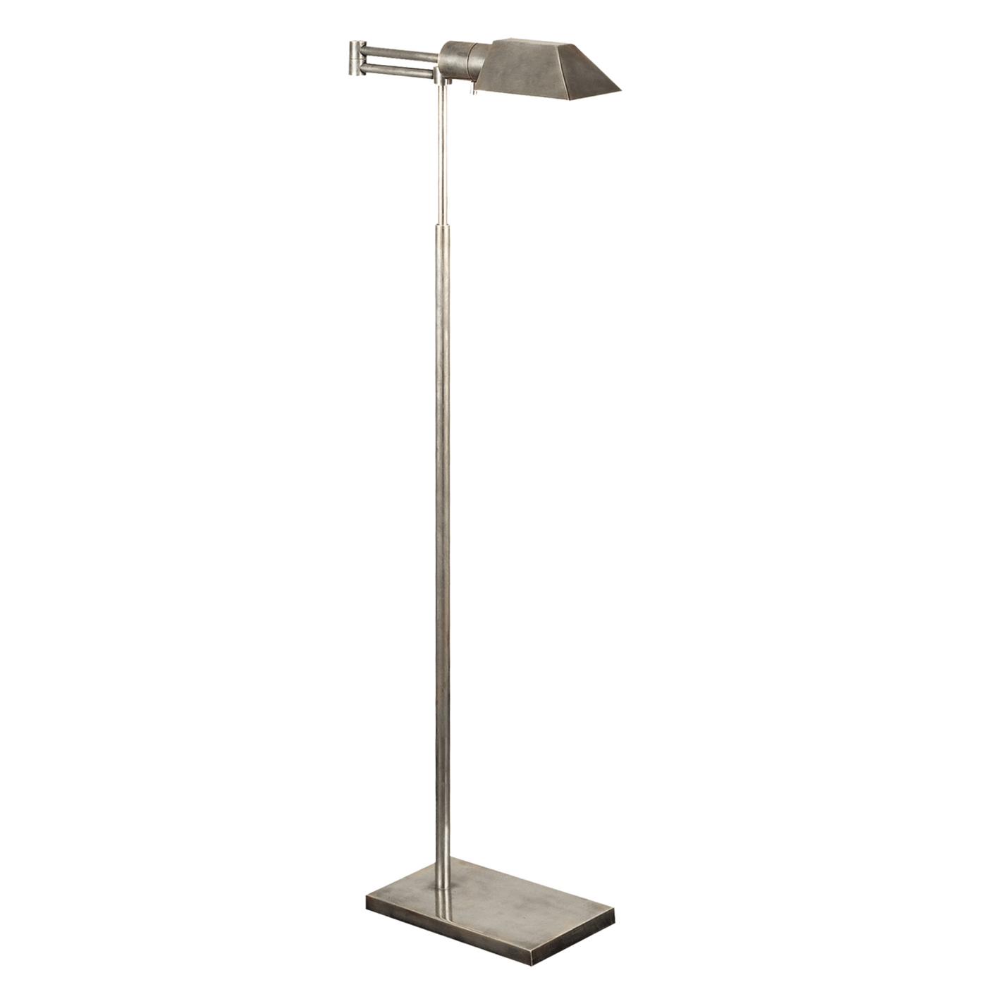 Studio Swing Arm Floor Lamp - Antique Nickel