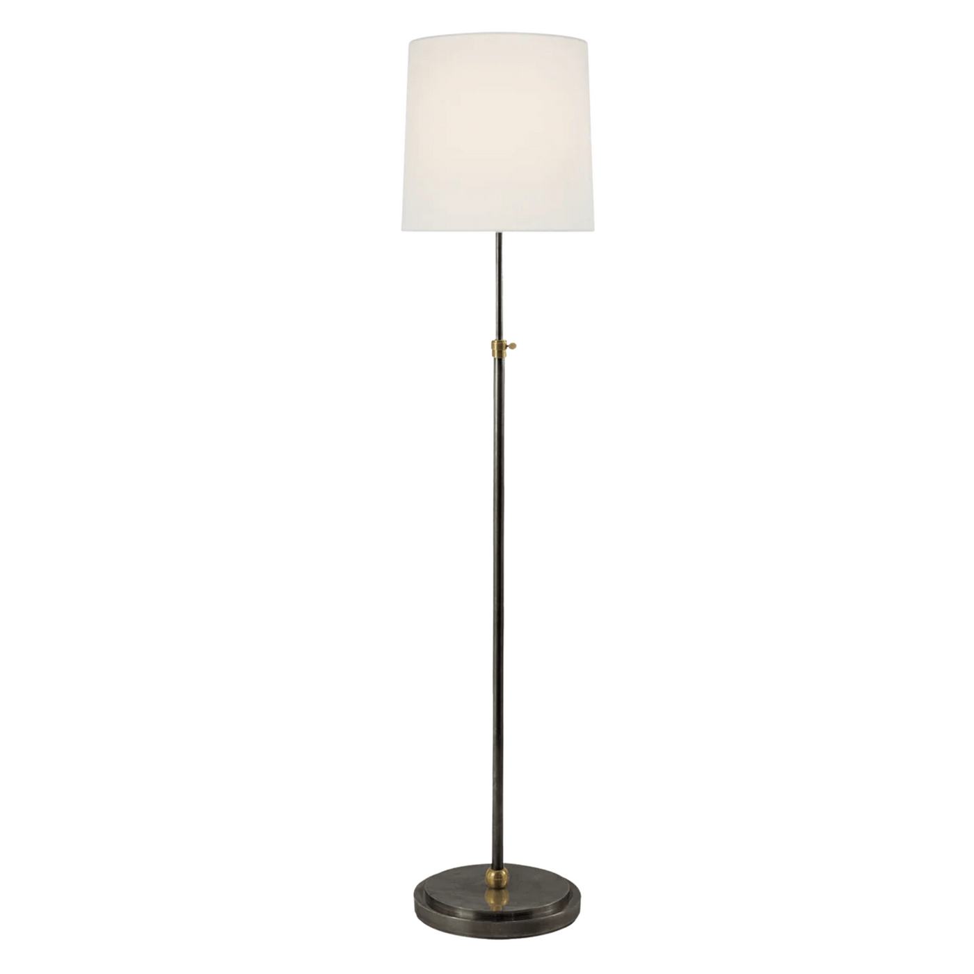 Bryant Floor Lamp - Bronze & Hand-Rubbed Antique Brass