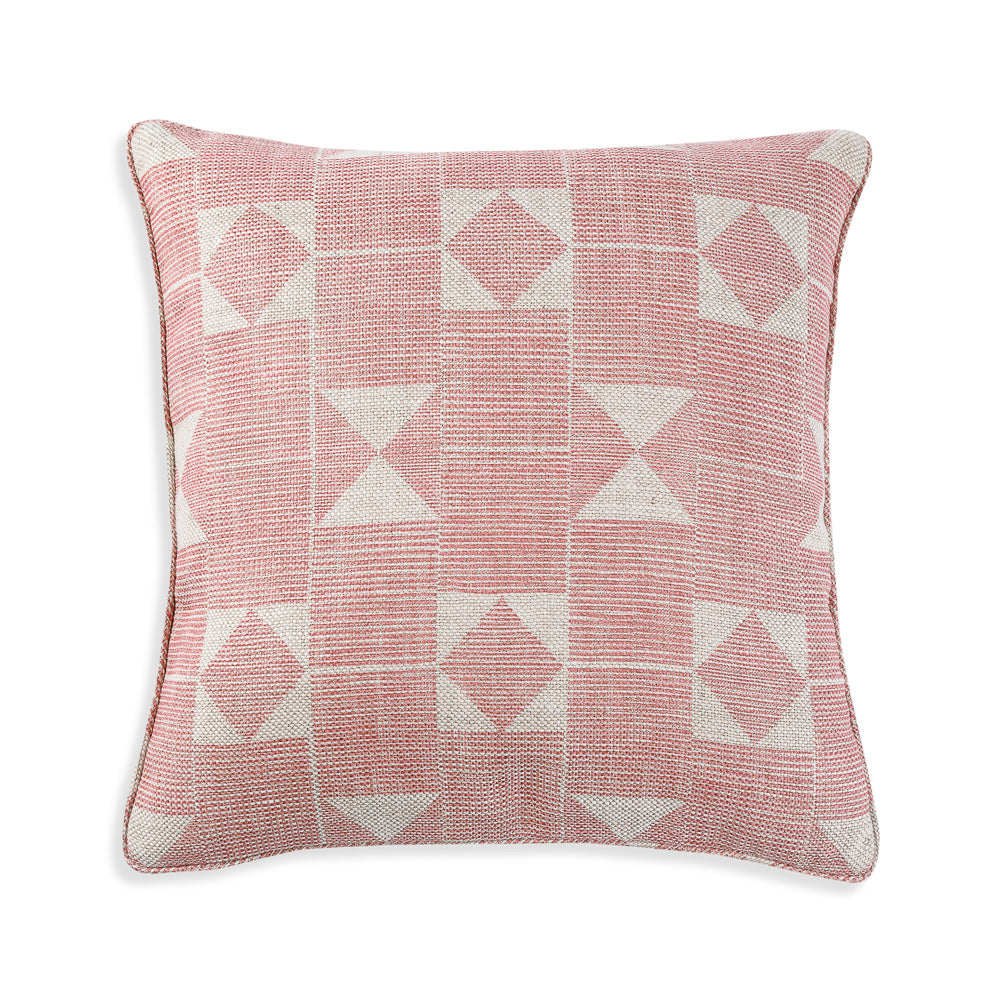 Fermoie Cushion in Pink Flag