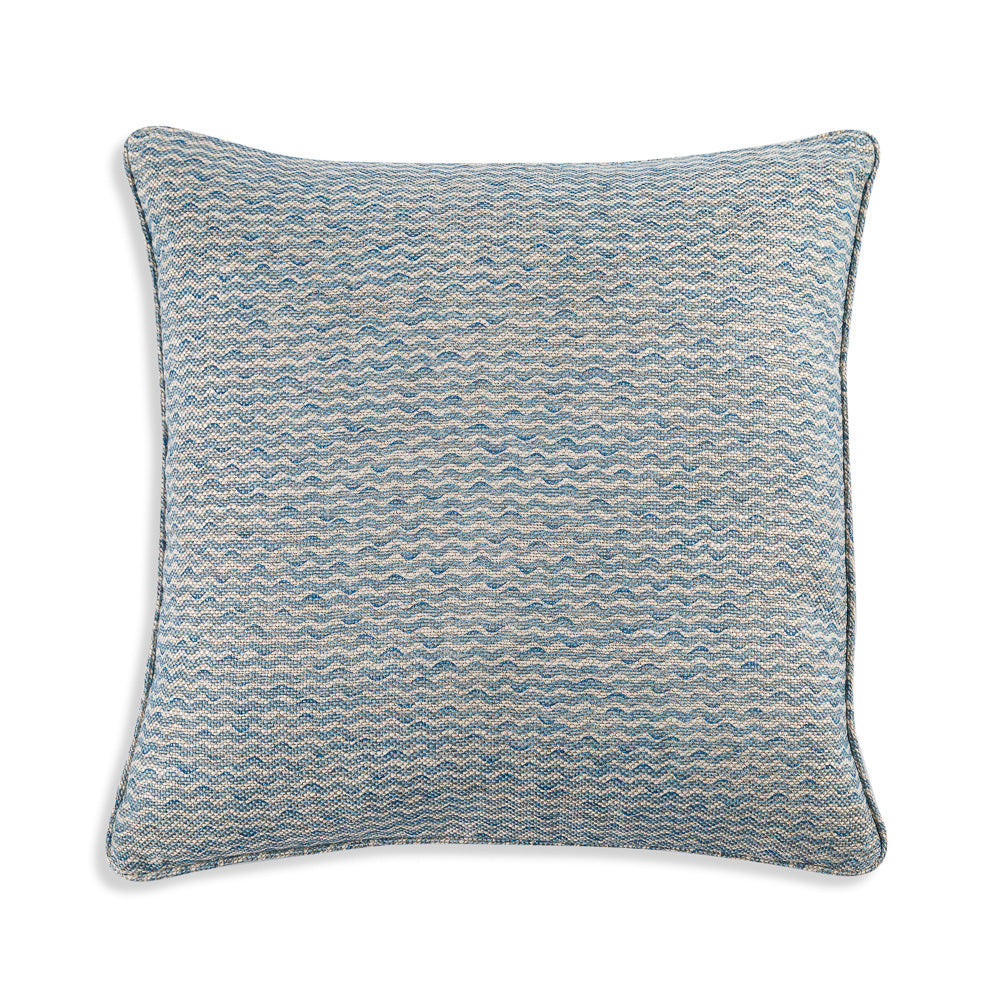 Fermoie Cushion in Light Blue Popple