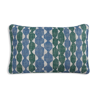 Fermoie Cushion in Blue & Green Whittle