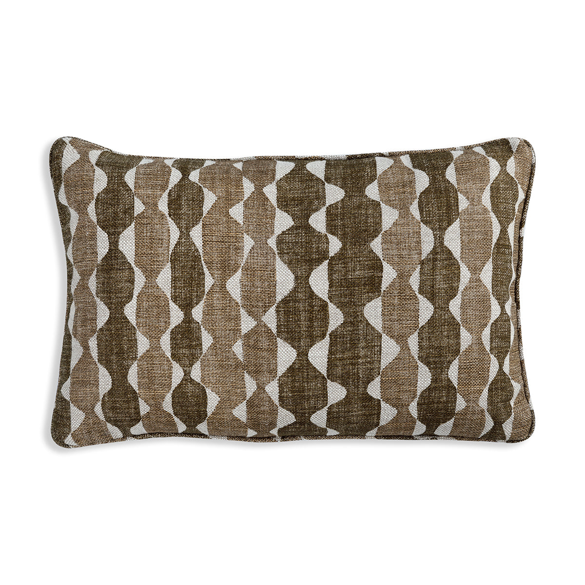 Fermoie Cushion in Neutral Brown in Whittle