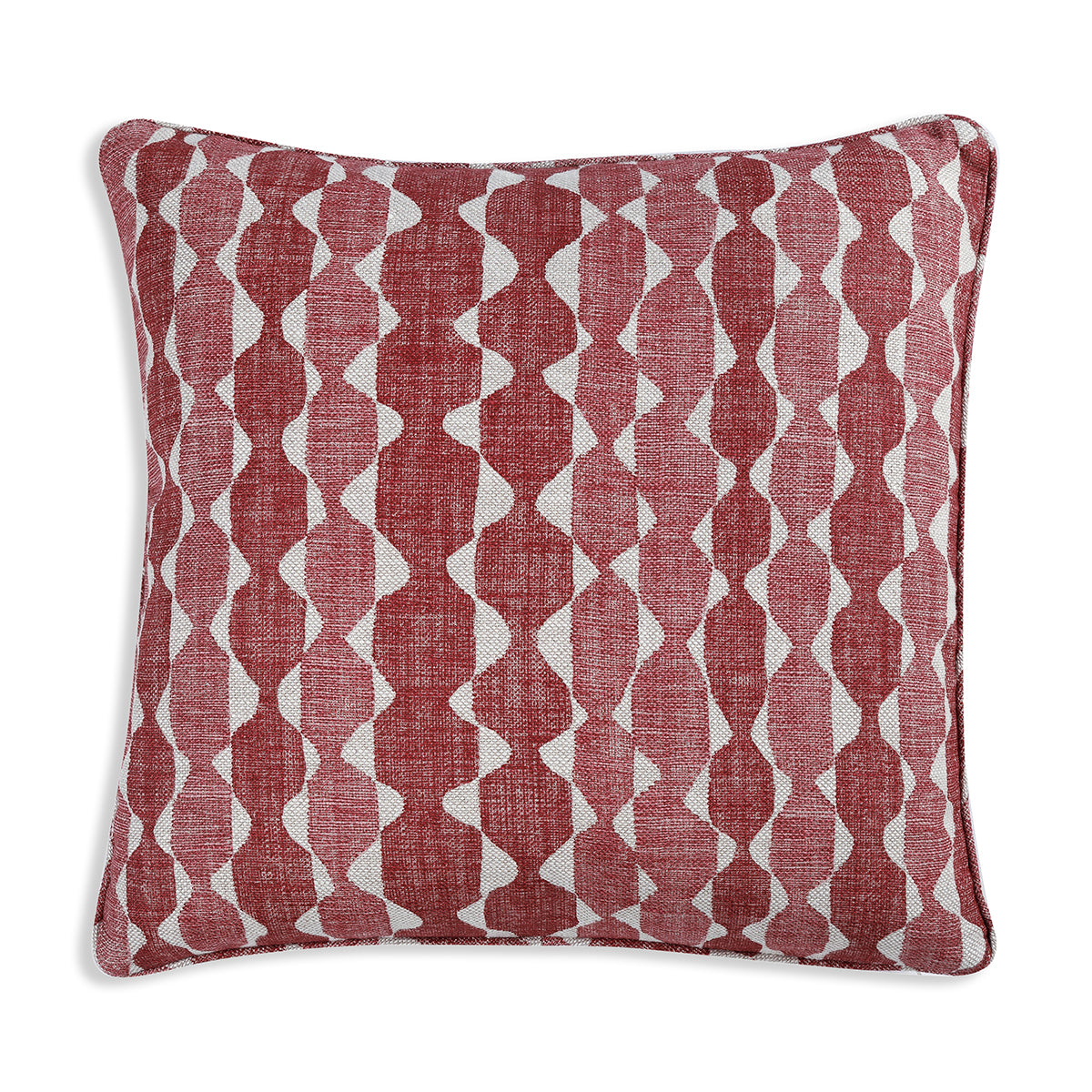 Fermoie Cushion in Red & Pink Whittle