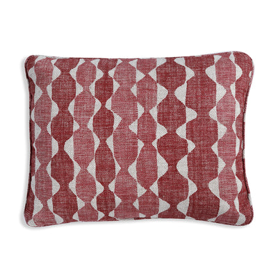 Fermoie Cushion in Red & Pink Whittle