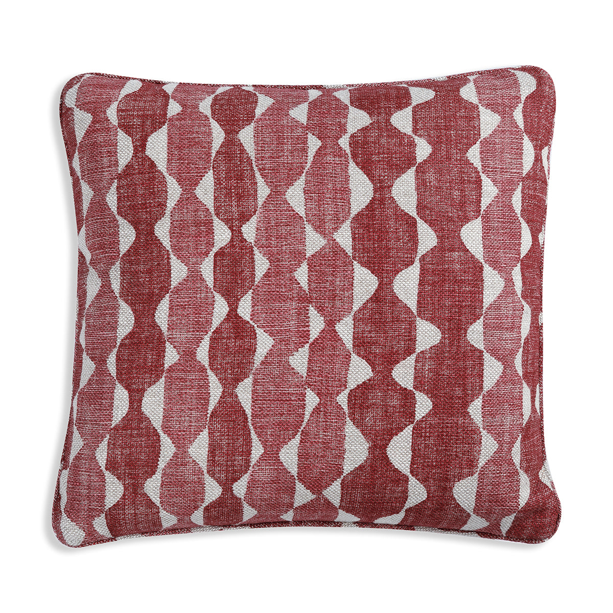 Fermoie Cushion in Red & Pink Whittle