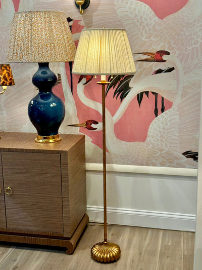 Floor lamp and Ian Sanderson Lampshade