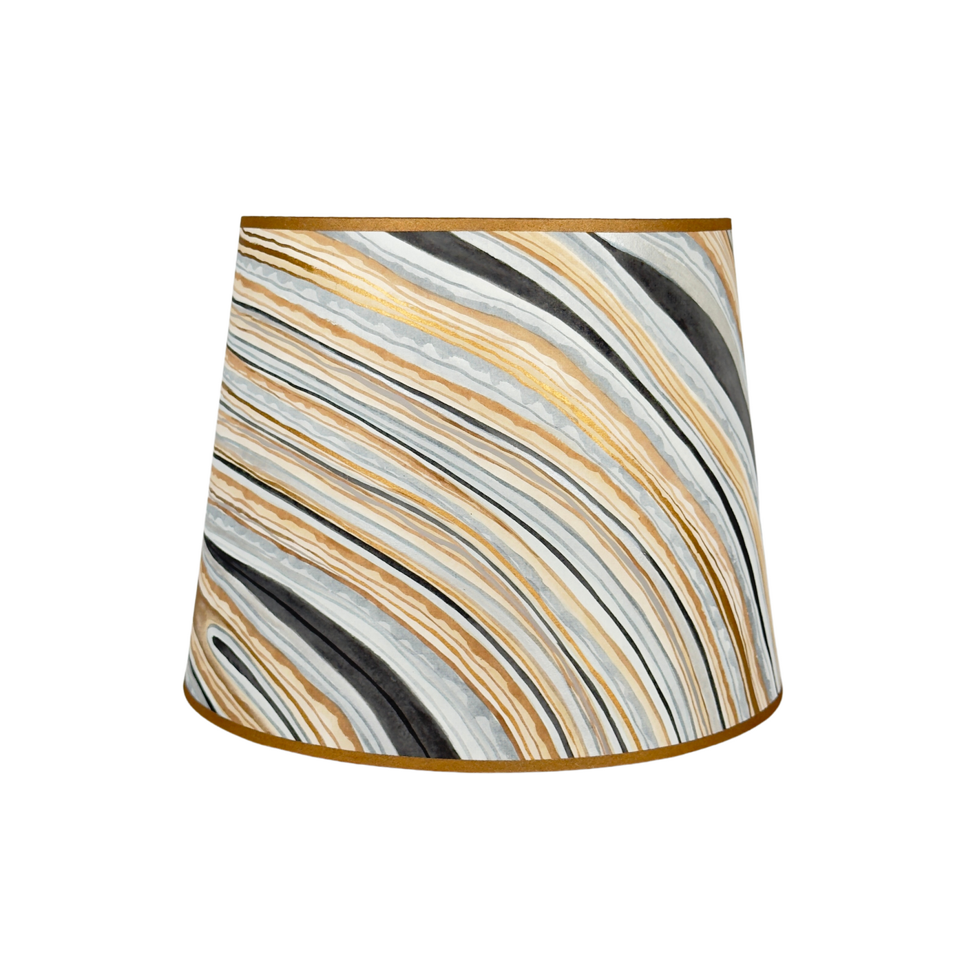 Gracie Studio - Hand-Painted Marble Wallpaper Lampshade