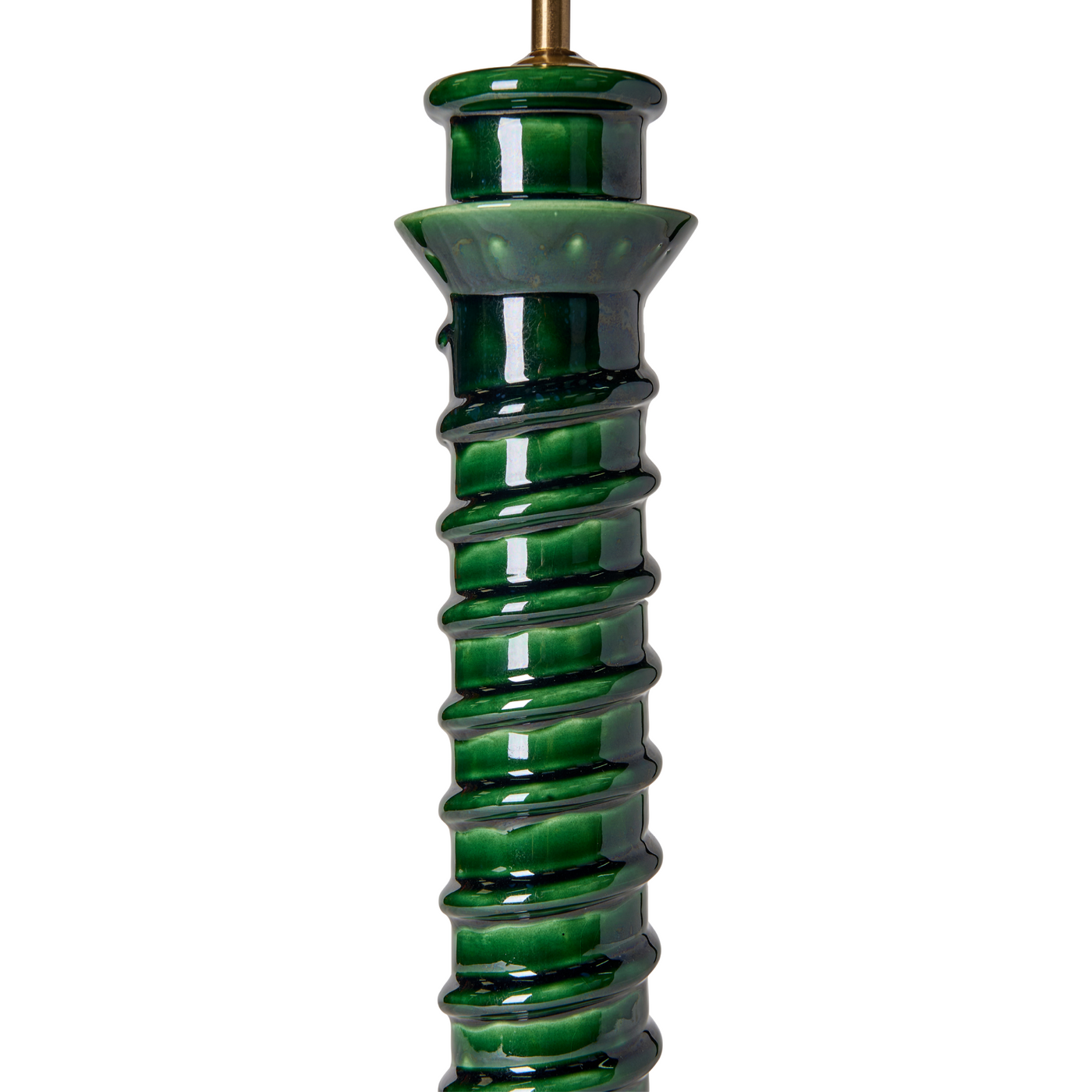 Penny Morrison Green Torca Ceramic Table Lamp