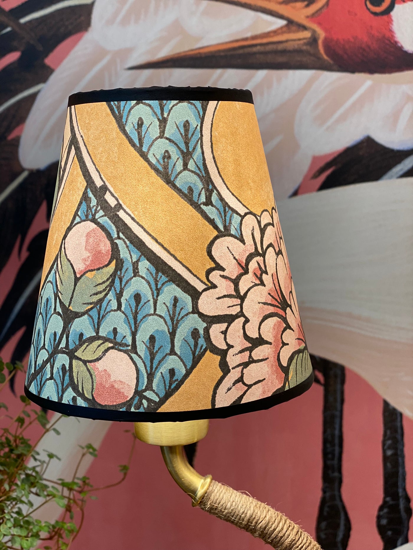 Gucci Floral sconce shade detail