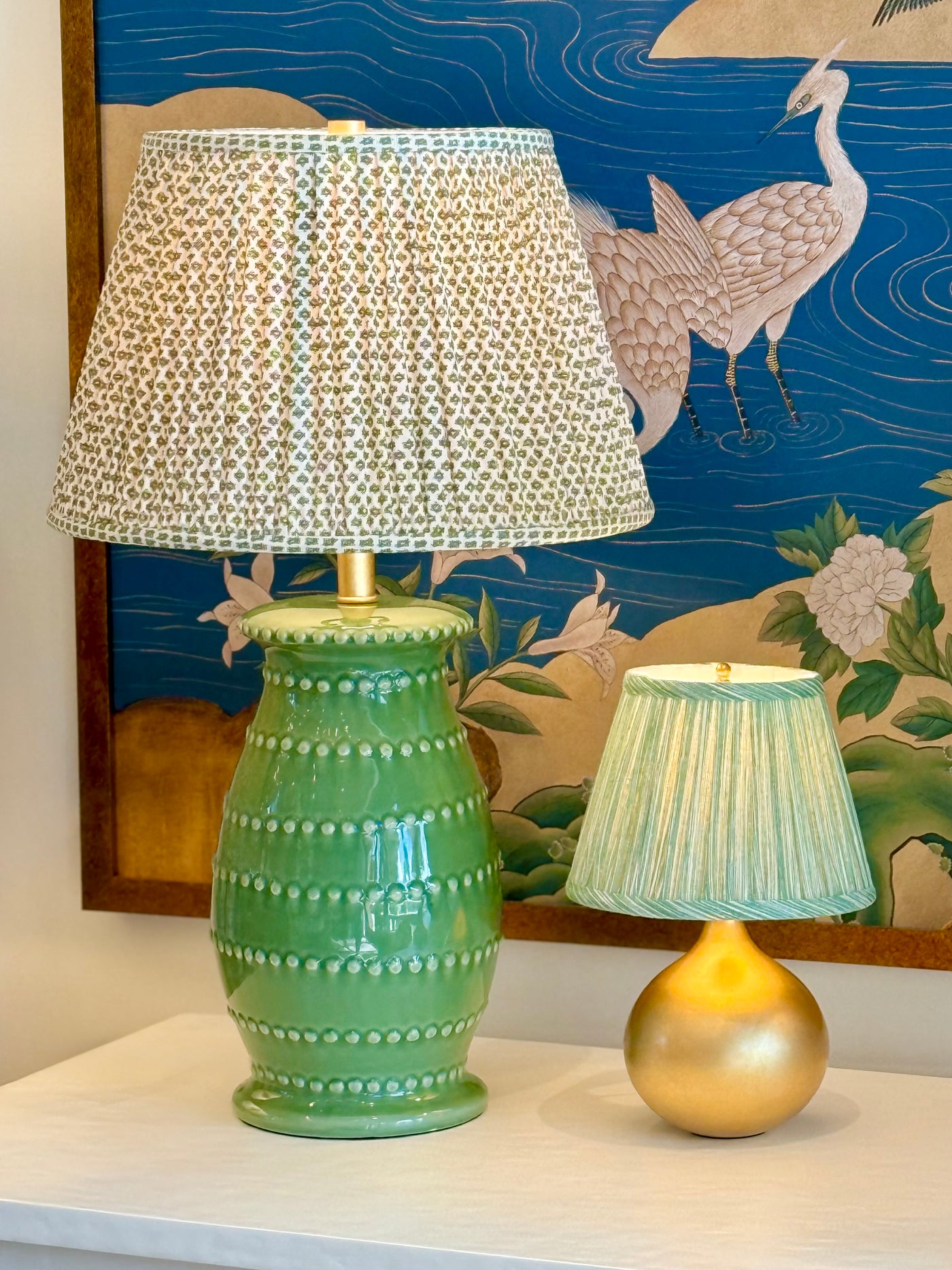 Caleb Green Ceramic Table Lamp