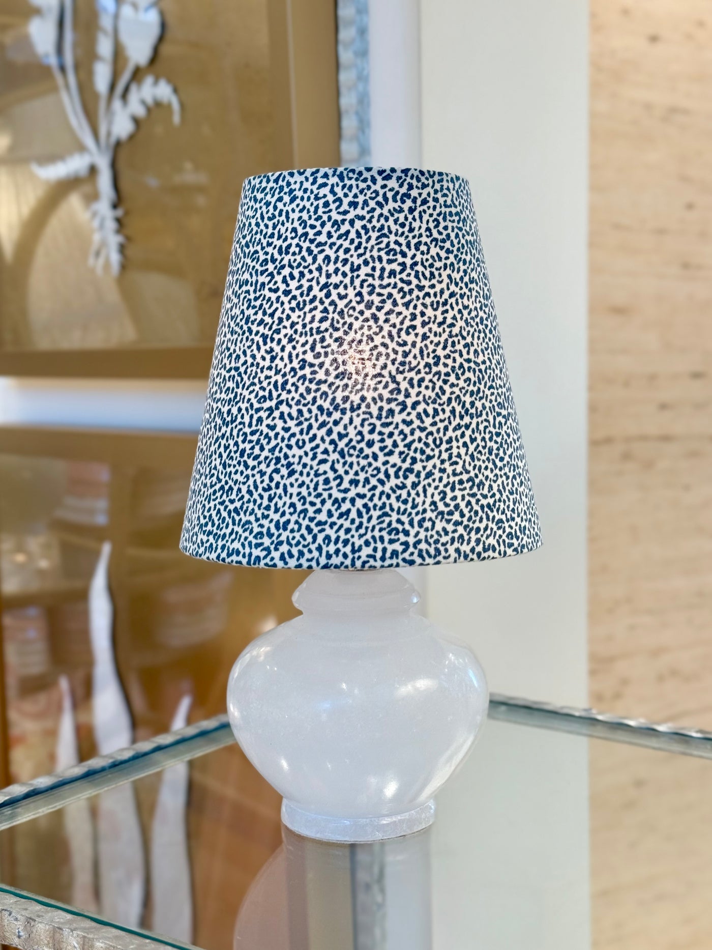 Ian Sanderson Navy Blue Savannah Chandelier Shade