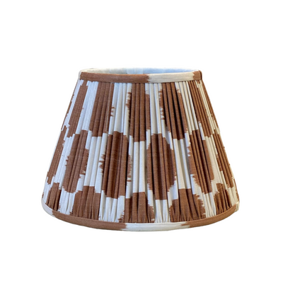 Luke Brown & Ivory Ikat Lampshade