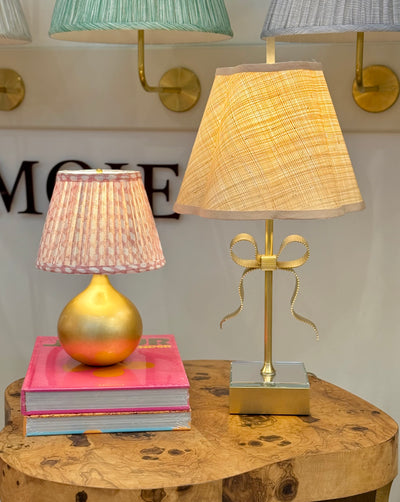 Out Scallop Raffia Hardback Lampshade