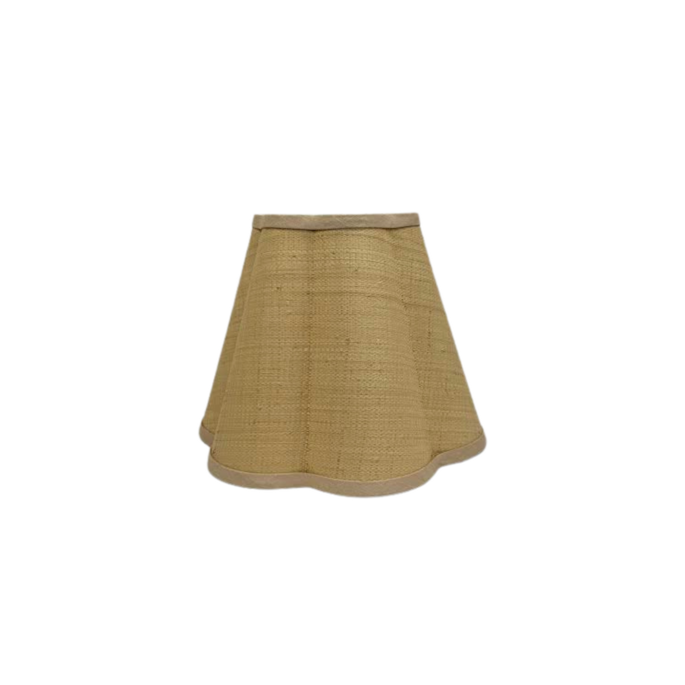 Out Scallop Raffia Hardback Lampshade