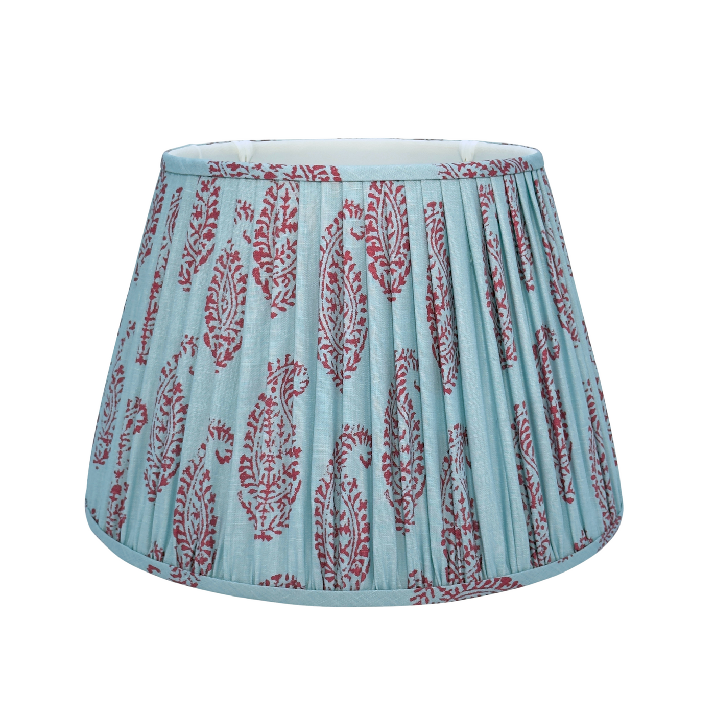 Peter Dunham - Kashmir Paisley Red/Blue Lampshade