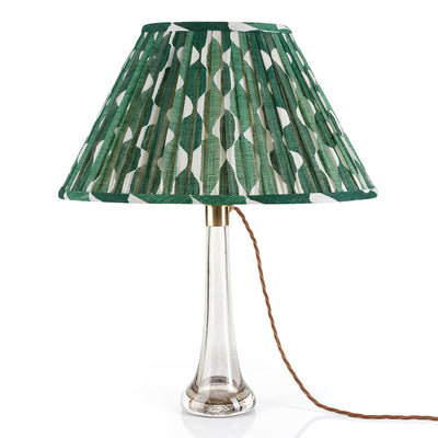 Fermoie Green Whittle Lampshade - Oval