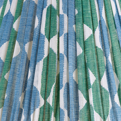 Fermoie Green & Blue Whittle Lampshade