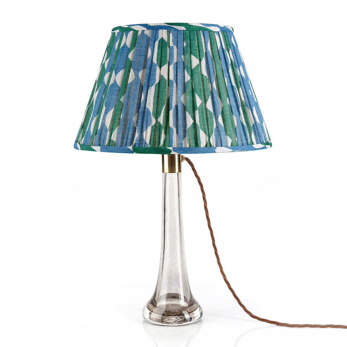 Fermoie Green & Blue Whittle Lampshade