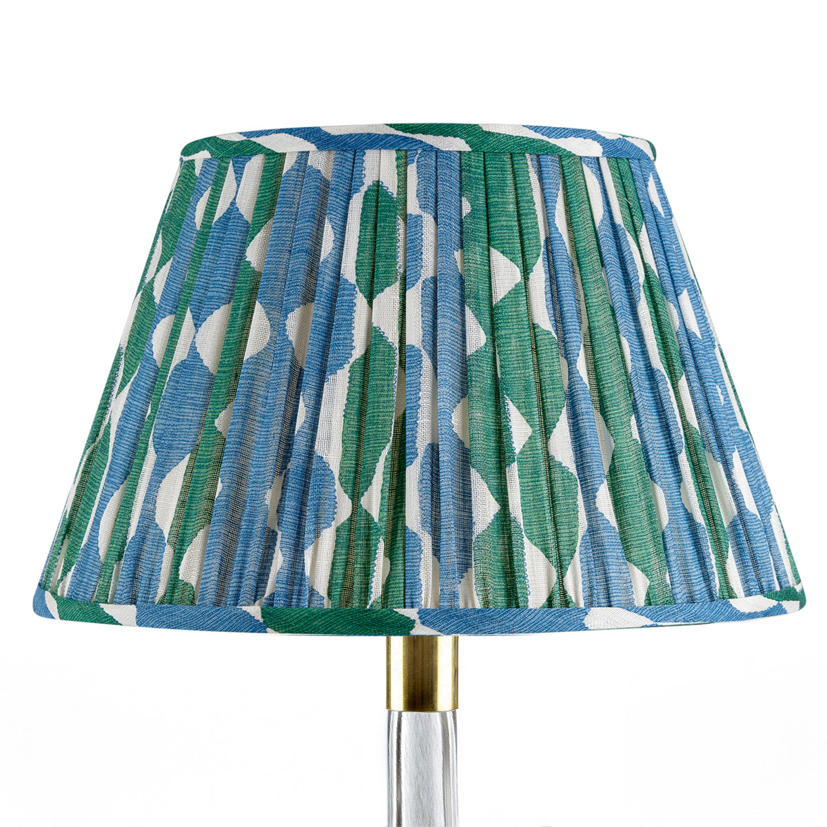 Fermoie Green & Blue Whittle Lampshade