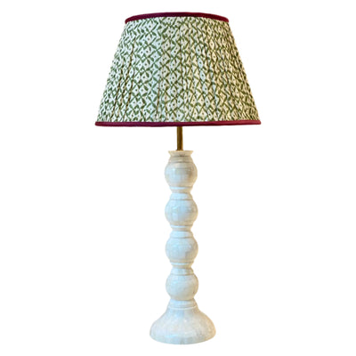 Penny Morrison bone lamp and lampshade