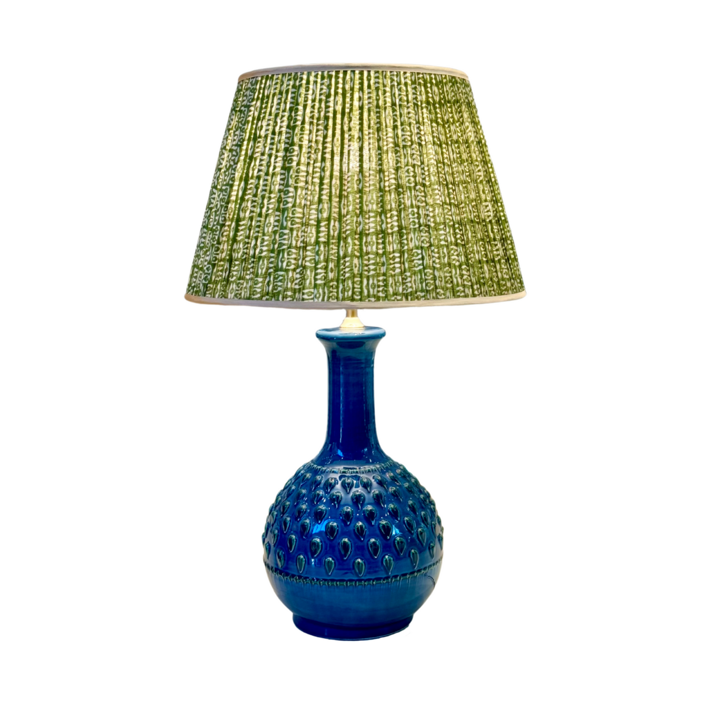 Penny Morrison Blue Amara Ceramic Lamp