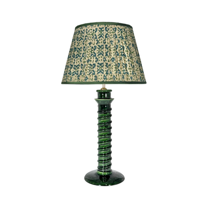 Penny Morrison Green Torca Ceramic Table Lamp