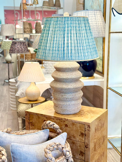 Penny Morrison Lampshade on a Rope Lamp