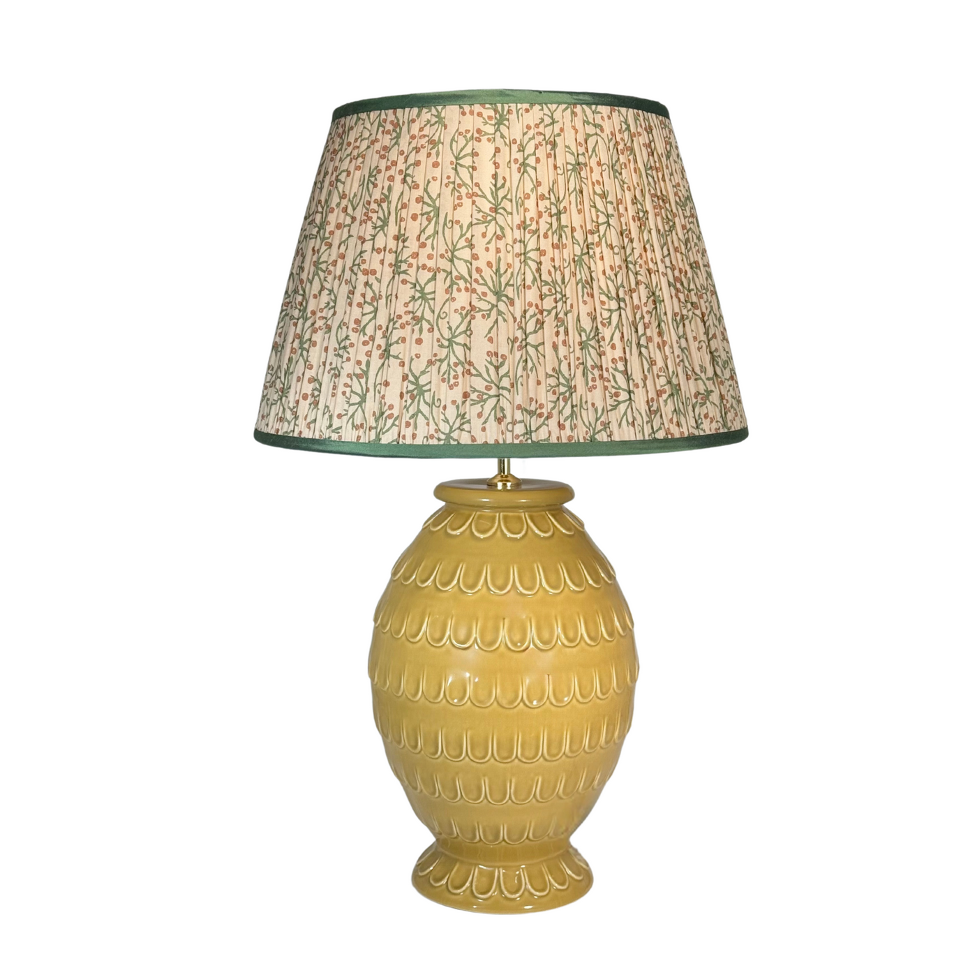 Penny Morrison Mustard Tamera Ceramic Table Lamp