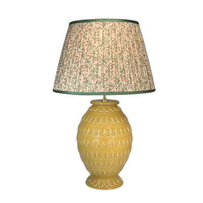 Penny Morrison Mustard Tamera Ceramic Table Lamp