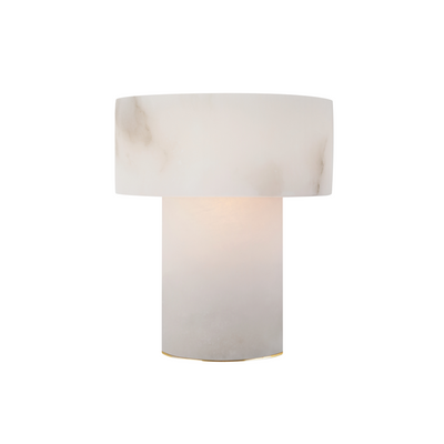 Una Rechargeable Accent Lamp in Alabaster