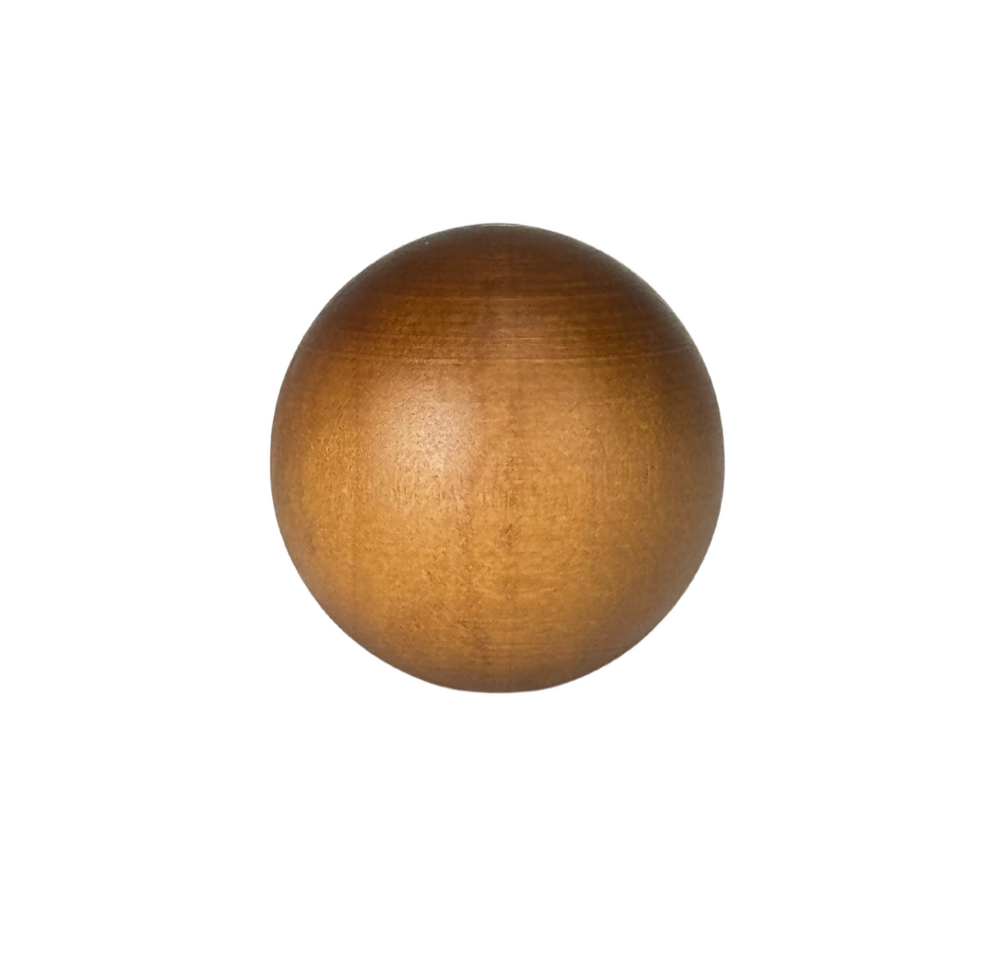 Wood Ball Walnut Finial Walnut Finish