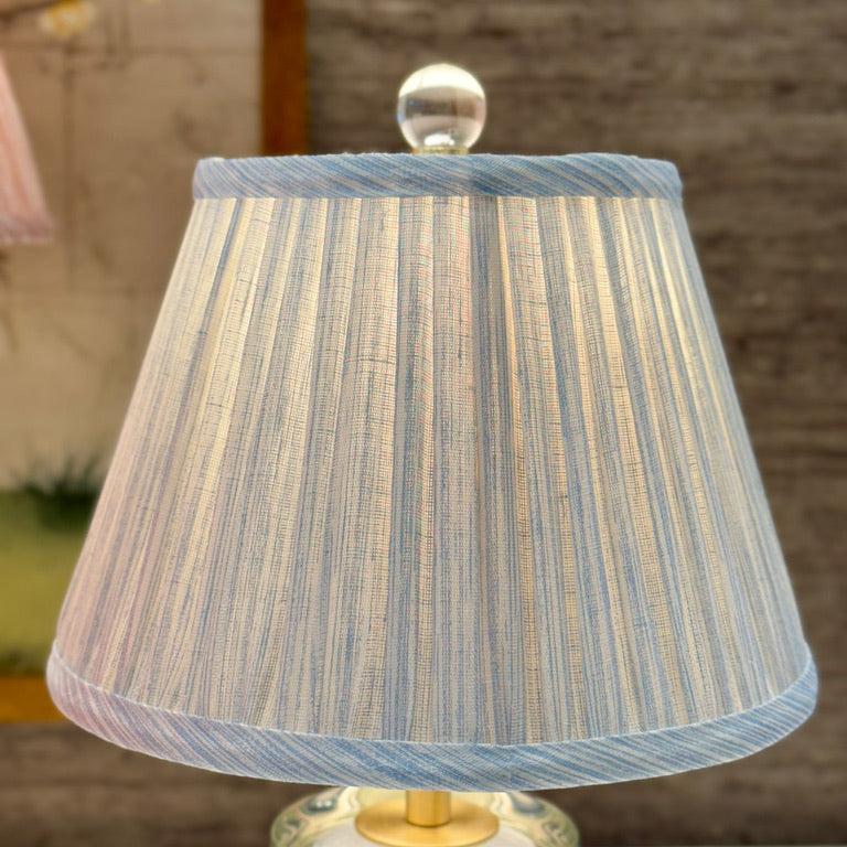 Fermoie blue strie lampshade