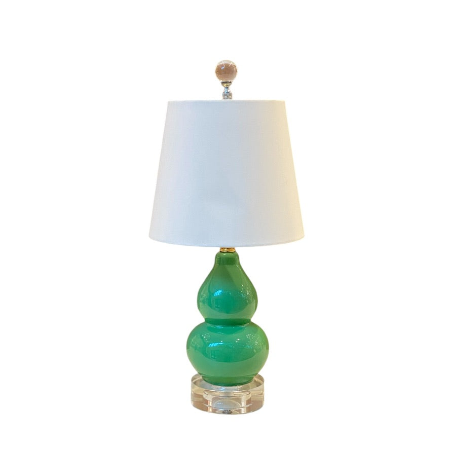 green mini lamp