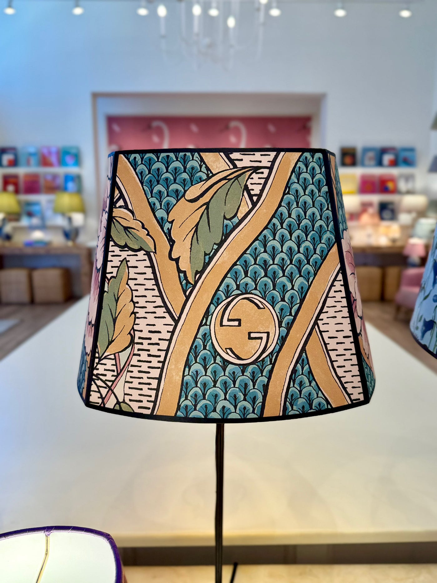 Gucci Floral Wallpaper Lampshade