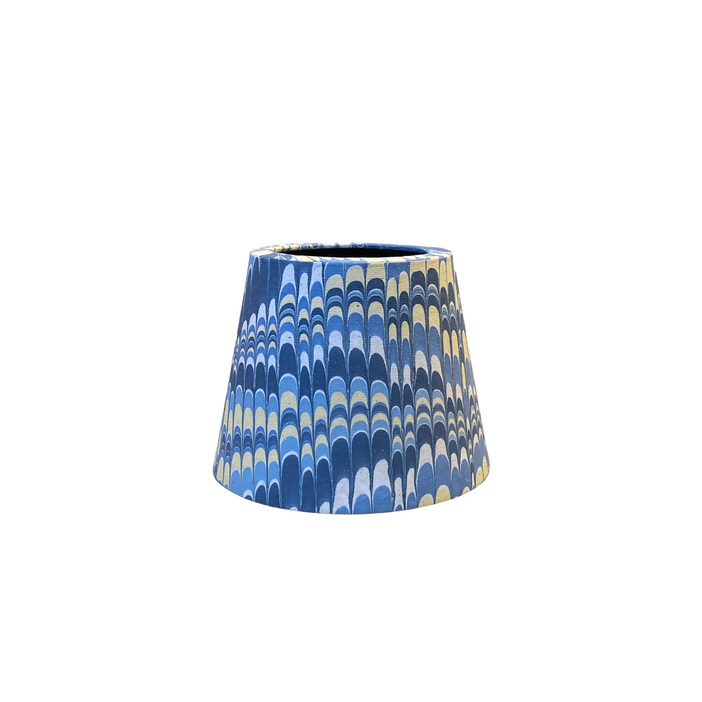 Mountain Blue Marbled Cordless Lamp Shade