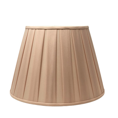 Pink Silk Box Pleat Lampshade