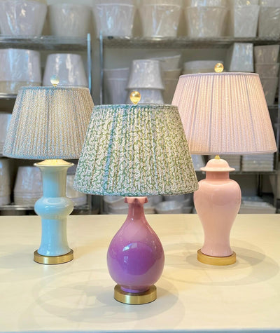 Lamps with Ian Sanderson Lampshades