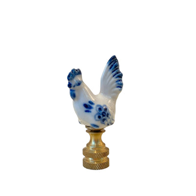 rooster lamp finial