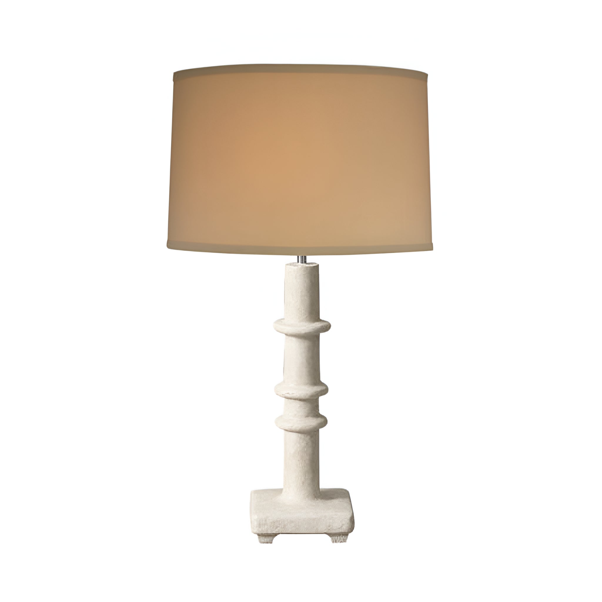 Julian Chichester - Small Roxy Antique White Gesso Table Lamp