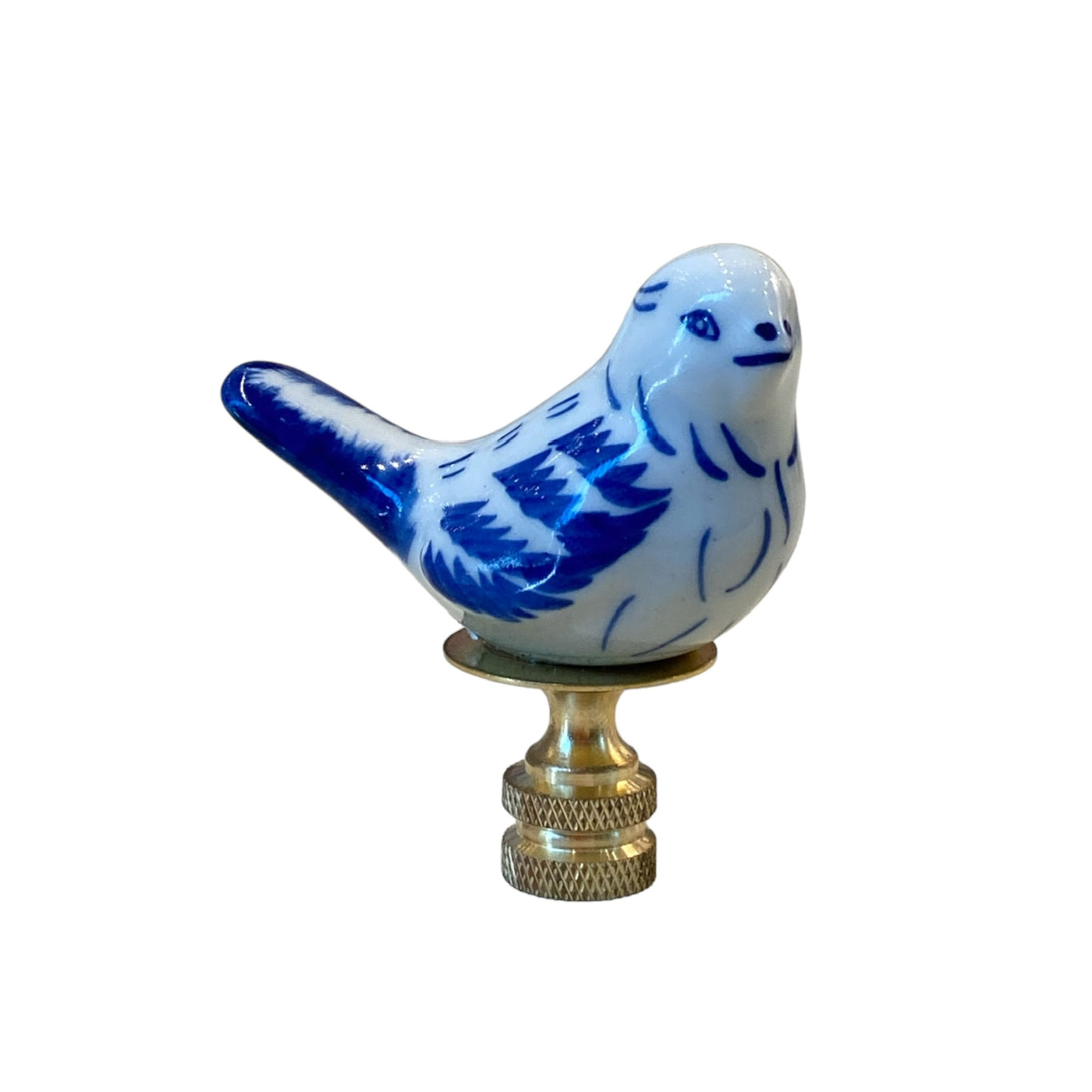 song bird lamp finial