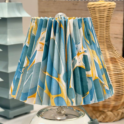 Marbled Paper Lampshade